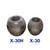 Reliance X-30H Shaft Zinc Anode - 30mm Heavy Compared to X-30