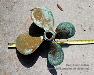 Propeller Corrosion Caused by a Stray Current