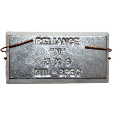 ZPWW-N Zinc Anode Plate with Bonding Wire | BoatZincs.com