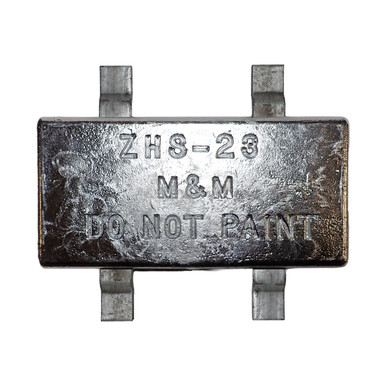 アーム 角度可変 グレーイッシュブラック 溶融亜鉛めっき仕上 JAT14510S(K) ZHS-23 Weld-On Zinc Anode | BoatZincs.com