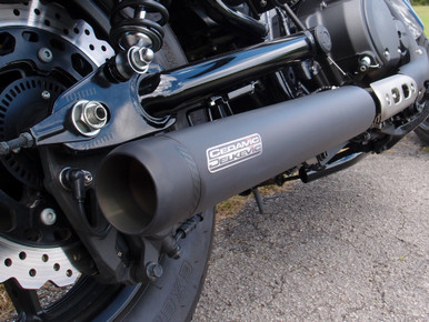 Delkevic Aftermarket Slip On compatible with Yamaha SR400 SL10 14 Stainless Steel Round Muffler Exhaust 15-17 