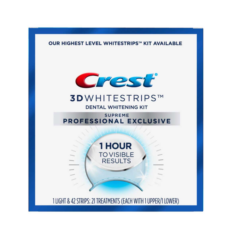 Bleaching-Streifen Crest Supreme Exclusive Dental Whitening LED