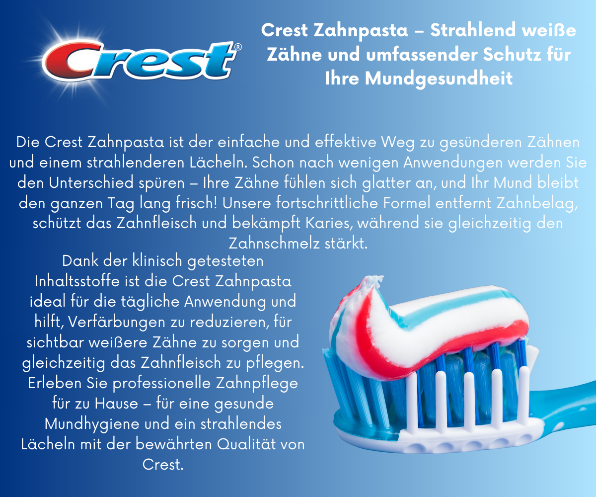 Crest Zahnpasta Mobile