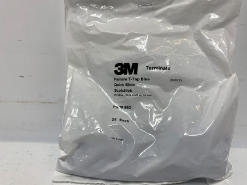 3M 952 Connector 18-14 AWG 600V Blue (lot of 25)