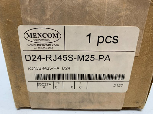 Mencom D24-RJ45S-M25-PA Port Adapter RJ45 CAT6 M25