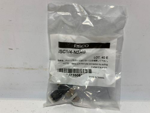 Pisco JSC1/4-N2AU Flow Control 1/4" Tube x 1/4" NPT Elbow (lot of 11)