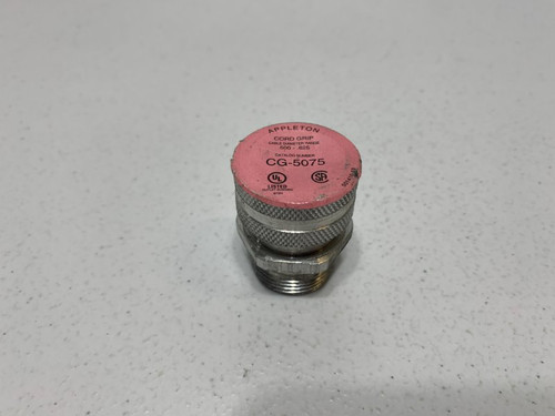 Appleton CG-5075 Cord Connector 3/4" Aluminum 0.500-0.625"