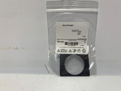 Allen Bradley 800T-X559 Legend Plate 30mm Blank Gray (lot of 8)
