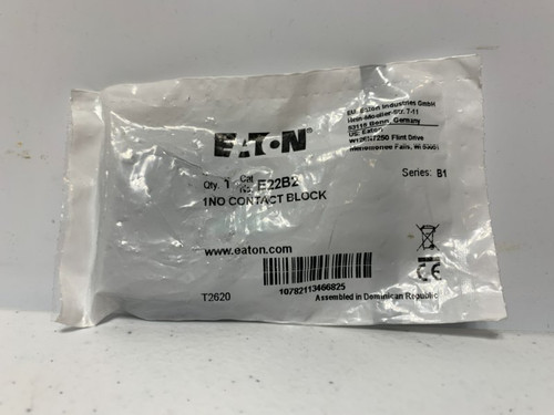Eaton E22B2 Contact Block 10A 600VAC 1NO