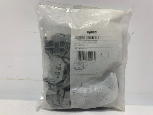 Wago 249-117 Screwless End Stop 10mm DIN-Rail 35x15/35x7.5 (lot of 27)