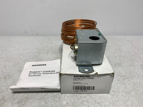 Siemens 134-1510 Thermostat 35-45 degF SPDT 120/240V