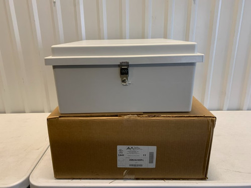Allied Moulded AM24208RL Enclosure 24"x20"x8" Fiberglass NEMA 4X