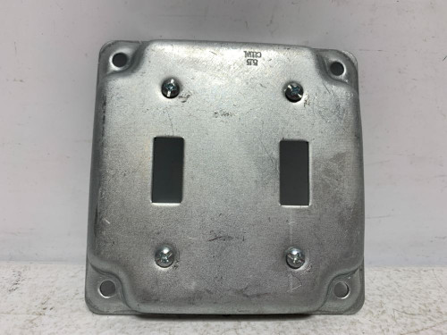 Garvin G1936 Switch Cover 4" Square 1/2" Raised Steel (lot of 10)
