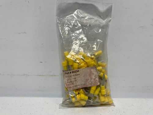 Hillsdale Terminal 50234 Spade Terminal 12-10 AWG 1/4" 600V (lot of 100)