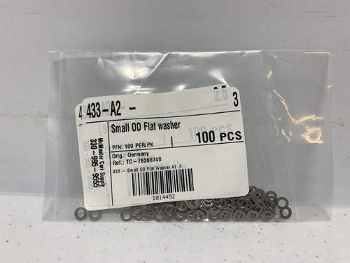 McMaster-Carr TC-76368740 Flat Washer Small OD A2 (lot of 100)
