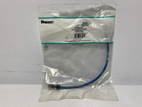 Panduit STP6X1BU Patch Cord Cat6A S/FTP 1' Blue