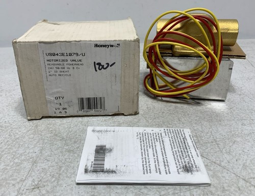 Honeywell V8043E1079 Zone Valve 24V 1" Sweat 8 Cv