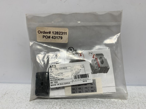 ABB OA1G10 Auxiliary Contact 16A 600VAC