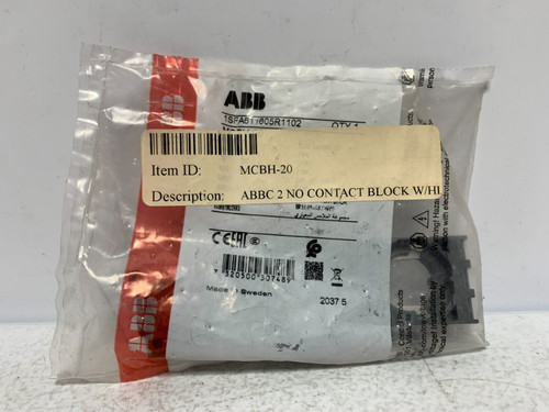ABB MCBH-20 Contact Block 2 NO 690V