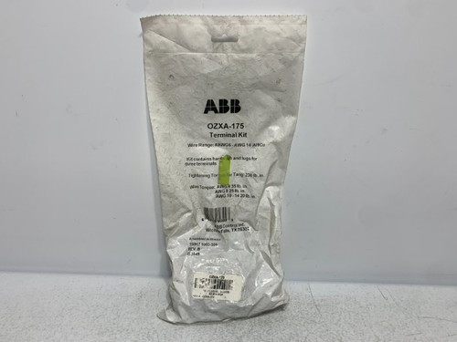 ABB OZXA-175 Terminal Kit AWG 6-14 Al/Cu