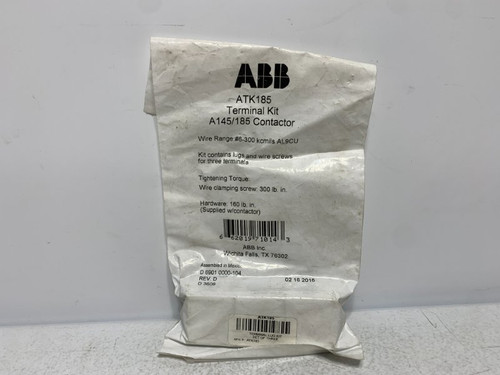 ABB ATK185 Terminal Lug Kit 6-300 kcmil 300 lb-in
