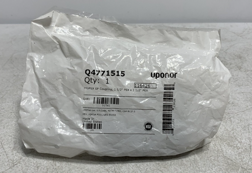 Uponor Q4771515 ProPEX EP Coupling 1-1/2" PEX
