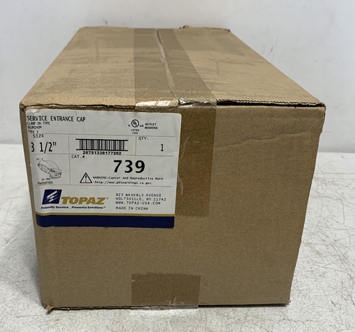 Topaz 739 Clamp On Type 3 1/2" Aluminum