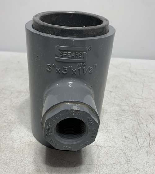 Spears 801-337C Reducing Fitting Tee 3"x3"x1 1/2"