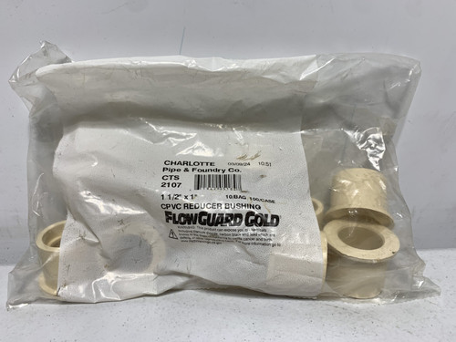 Charlotte CTS 2107 FLowguard Reducer Brushing 1 1/2" x 1" (pk of 10)