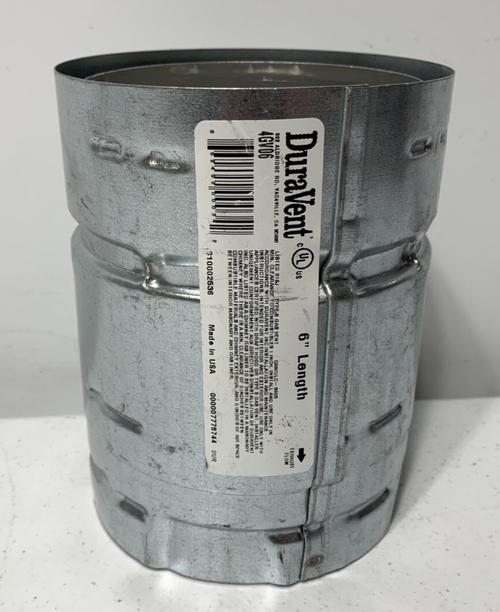 DuraVent 4GV06 Round Rigid Pipe 4" x 6" (lot of 8)