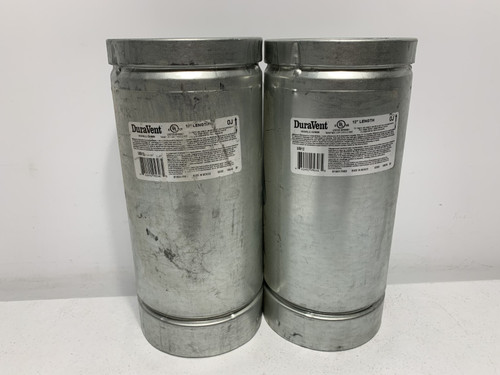 DuraVent 5BV12 Round Rigid Gas Vent Pipe 5" x 12" (lot of 2)