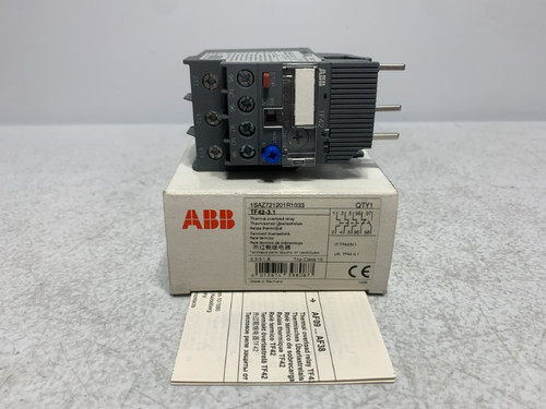 ABB TF42-3.1 Thermal Overload Relay 2.3-3.1A Trip Class 10