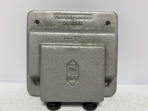 Eaton DS1282 Snap Switch Cover Feraloy Iron Alloy