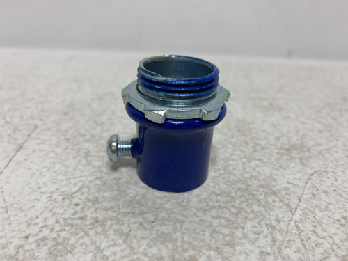Bridgeport 231-SBLU Connector 3/4" Set Screw Steel Blue (lot of 2)
