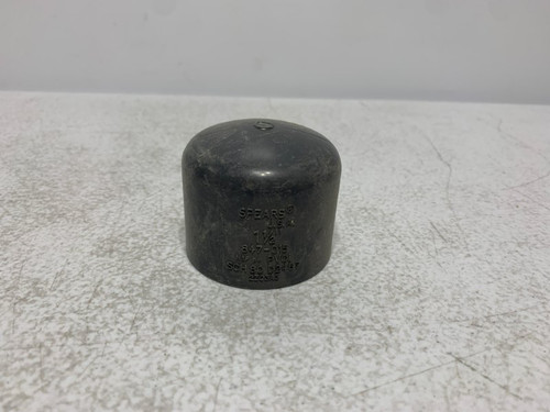 Spears 847-015 Cap PVC 1-1/2" Socket SCH 80 (lot of 2)