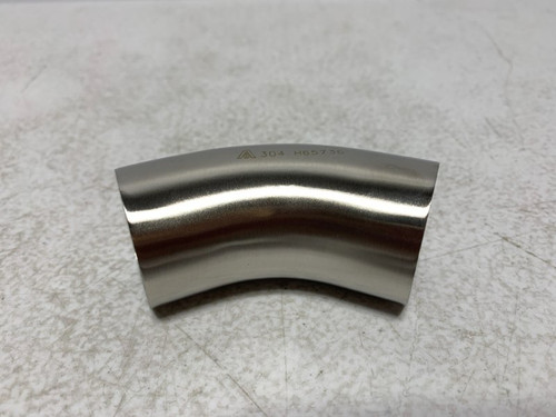 Parker L2KS-1.5-304-7-GR 45 deg Elbow 1.5" 304SS Polished (lot of 4)