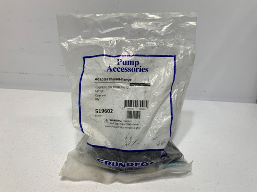 Grundfos 519602 Flange Set 1" NPT Cast Iron