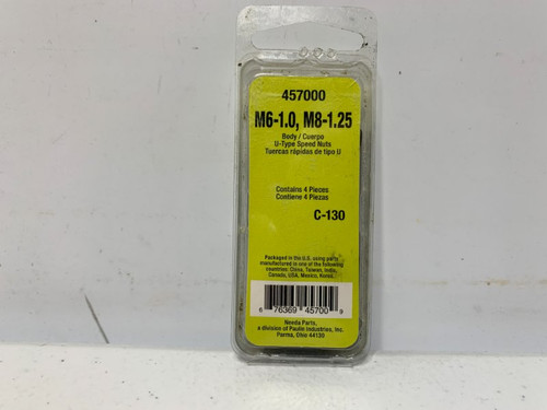 Needa Parts C-130 U-Type Speed Nut M6-1.0 M8-1.25 (lot of 4)