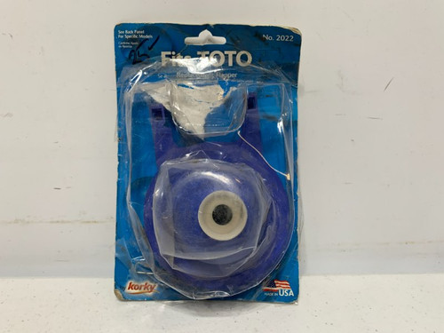 Korky 2022 Toilet Flapper 3" Blue Rubber