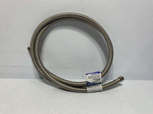 Proflo PFX146354 Dishwasher Hose 3/8" x 72" Stainless Steel