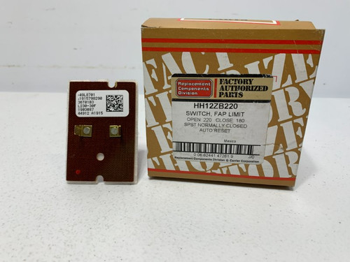 Carrier HH12ZB220 Limit Switch 220 degF 3"