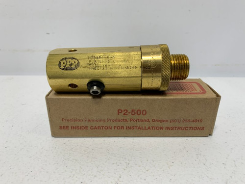 PPP P2-500 Trap Primer Valve 1/2" FNPT 20-80 PSI
