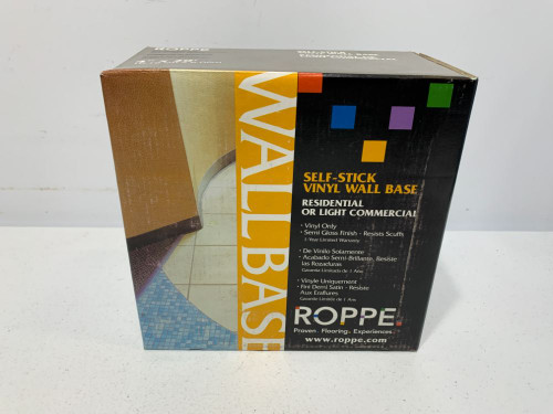 Roppe HC40C54S161-028 Vinyl Wall Base Self-Stick 4" x 20'