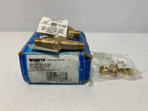 Watts LFUSG-B M3 Under Sink Valve 3/8" 80-120 degF 150 PSI