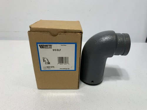 Watts 0881579 Vent Elbow Cast Iron 1-1/4" to 2"