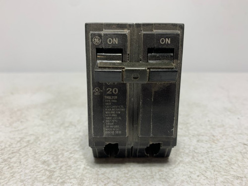 GE THQL2120 Circuit Breaker 20A 120/240V 10kA 2-Pole