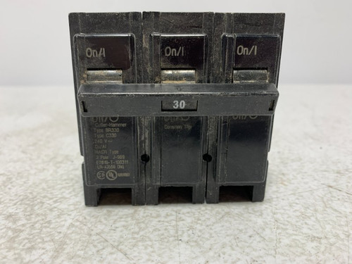 Eaton BR330 Circuit Breaker 30A 240V 3-Pole