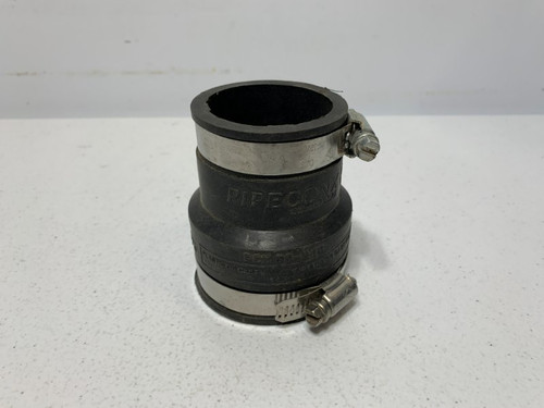 PipeconX 56-215 Coupling 2" to 1.5" Plastic/Cast Iron