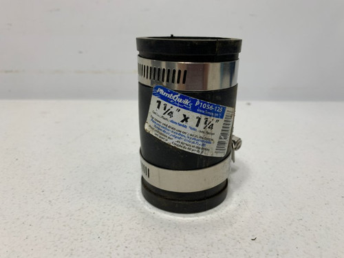 PlumbQwik P1056-125 Flexible Coupling 1-1/4" x 1-1/4" PVC