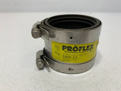 Proflex 3000-22 Pipe Coupling 2" x 2" Stainless Steel